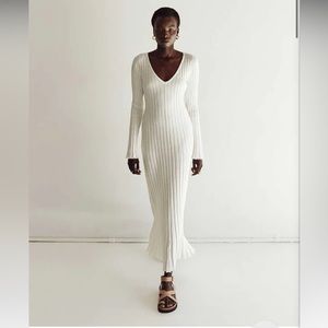 DISSH reign white maxi dress size medium